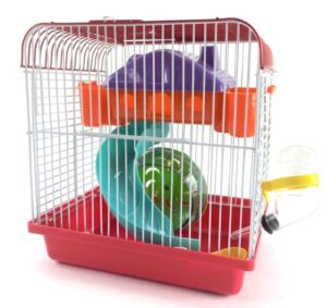 small hamster rodent cage habitat playhouse gerbil mouse mice + accessories new