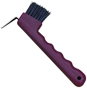 weaver leather hoof pick/brush (color may vary)