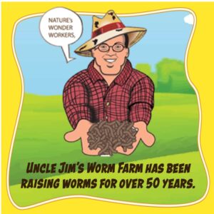 Uncle Jim's Worm Farm European Nightcrawlers Composting and Fishing Worms 2 Lb Pack