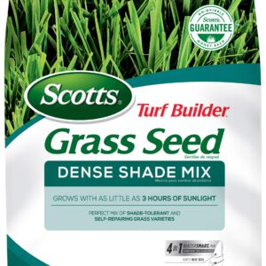 Scotts Turf Builder Grass Seed Dense Shade Mix, Grows With As Little As 3 Hours of Sunlight, 3 lbs.