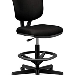 HON Volt Armless Task Chair, Stool, Black