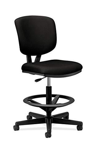 HON Volt Armless Task Chair, Stool, Black