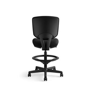 HON Volt Armless Task Chair, Stool, Black