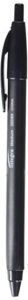 12-pack integra ballpoint pens, retractable, medium point, black barrel/ink (ita38089)