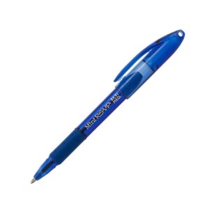 RSVP Mini Ballpoint Pen, (1.0mm) Medium Line, Assorted Ink (A/B/C/D/F/P/S/V) w/Key Ring, 8-Pk (BK91MNBP8M)