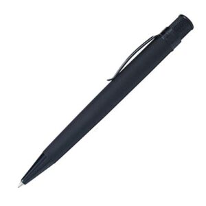 retro 51 tornado deluxe black stealth rollerball pen - vrr-1701