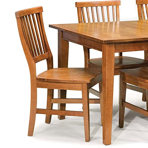 Homestyles Arts & Crafts 7 Piece Dining Set, Oak