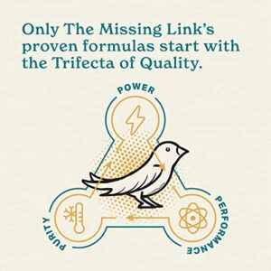 The Missing Link Avian Color & Shine Superfood Supplement Powder for Captive Birds - Flaxseed, Yucca, Kelp, Phytonutrients & Protein - Supports Energy, Plumage, Digestive & Immune Health - 3.5oz