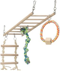 trixie small animal suspension bridge, cage accessories, pet toys for rats, ferrets 35 x 15cm