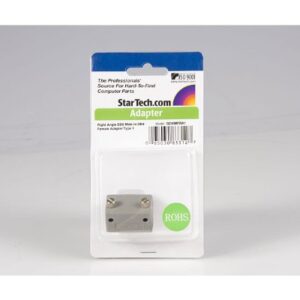 StarTech.com Right Angle DB9 to DB9 Serial Cable Adapter Type 1 - M/F - Serial adapter - DB-9 (M) to DB-9 (F) - GC99MFRA1