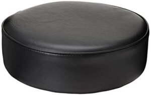 bar stool replacement black seat, standard heavy duty vinyl, wholesale supplies