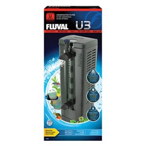 fluval u3 underwater filter – designed for freshwater and saltwater aquariums, also ideal for terrariums and turtle tanks