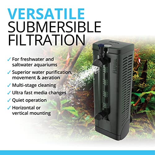 Fluval U3 Underwater Filter – Designed for Freshwater and Saltwater Aquariums, Also Ideal for Terrariums and Turtle Tanks