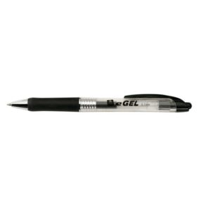 avery egel retractable pen, black, 12 pack (49988)