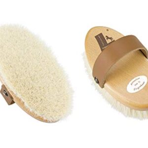 William Leistner Premium Quality Luxurious Goat Hair Horse Grooming Brush for the Face