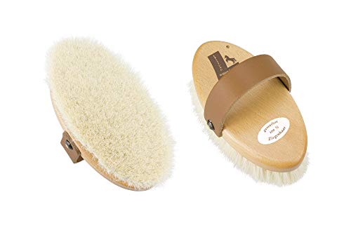 William Leistner Premium Quality Luxurious Goat Hair Horse Grooming Brush for the Face