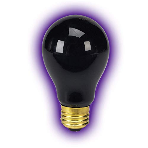 Zilla Reptile Terrarium Incandescent Heat Bulb, Night Black, 100 Watts