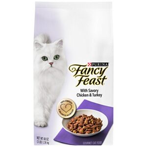 purina fancy feast with savory chicken & turkey cat food - (2) 3 lb. bag