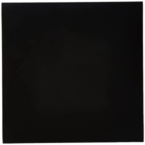 12 x 12-inch black ac cardstock pack by american crafts | includes 60 sheets of heavy weight, textured black cardstock