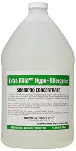 tropical extra mild hypo-allergenic pet shampoo, 1-gallon