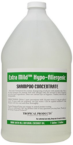 TROPICAL Extra Mild Hypo-Allergenic Pet Shampoo, 1-Gallon