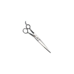 geib gator stainless steel bent shank curved pet grooming shears, 7-1/2-inch