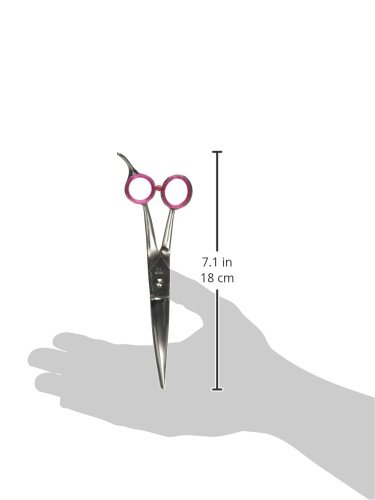 Geib Gator Stainless Steel Bent Shank Curved Pet Grooming Shears, 7-1/2-Inch