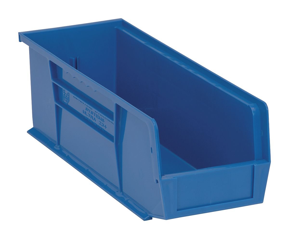 Quantum Storage Systems QUS234BL Storage Bin, Blue