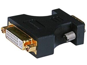 monoprice 102397 hd15 (vga) male to dvi-a female adapter,gold plated (102397)