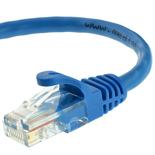 Mediabridge™ Ethernet Cable (100 Feet) - Supports Cat6 / Cat5e / Cat5 Standards, 550MHz, 10Gbps - RJ45 Computer Networking Cord (Part# 31-399-100X)