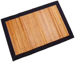 oriental furniture bamboo rug - burnt bamboo - 2' x 3'