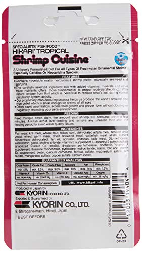 Hikari Tropical Shrimp Cuisine Fish Food, 0.35 oz (10g)