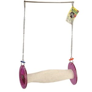 polly's twist-n-swing for pet birds, x-large