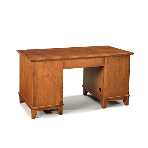 Home Styles Arts and Crafts Cottage Oak Double Pedestal Desk by Home Styles