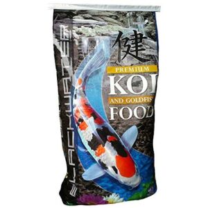 blackwater premium koi and goldfish foods max growth 40lb, medium pellet