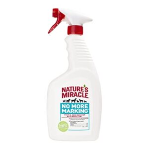 nature’s miracle no more marking stain and odor remover with repellent, 24 ounces, helps discourage repetitive pet marking