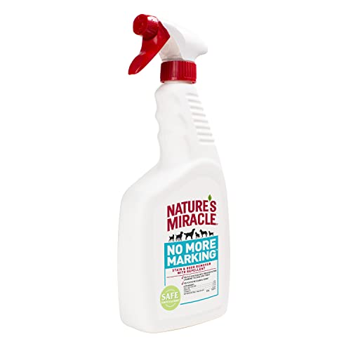 Nature’s Miracle No More Marking Stain And Odor Remover With Repellent, 24 Ounces, Helps Discourage Repetitive Pet Marking