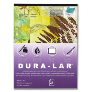 grafix p05dc0912 9 x 12”, pad of 25 – ultra-clear .005” film, acetate alternative, glossy surface for coverings, stencils, color separation, window applications, transparencies