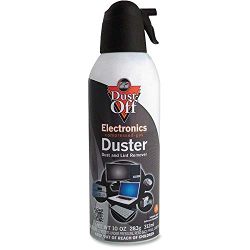 Dust-Off Plus Disposable Compressed Gas Duster, 10 Oz Bottle