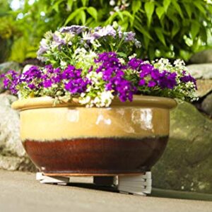 Bosmere Pot Toes, Plant Pot Risers for Indoor and Outdoor, Prevent Stains and Rotting on Wood, Cement, and Tile - Terra Cotta (Pack of 12)