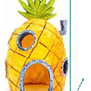 Penn-Plax Spongebob Squarepants Officially Licensed Aquarium Ornament – Spongebob’s Pineapple House – Medium