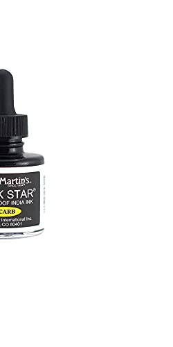 Dr. Ph. Martin's Black Star India (Hi-Carb) Ink Bottle