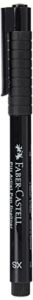 faber-castell pitt artist pen superfine fineliner tip - black (199) 0.1mm