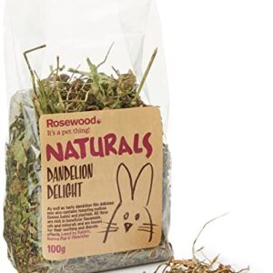 Rosewood Pet 1 Pouch Dandelion Delight Food For Small Animals, 100G