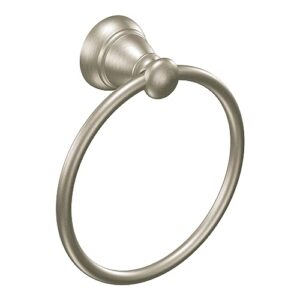 Moen Y2686BN Banbury Hand Towel Ring, Brushed Nickel