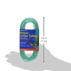 Penn-Plax Deluxe Airline Tubing for Aquariums – Made of Durable Silicone – Safe for Freshwater and Saltwater Fish Tanks – 8 Feet