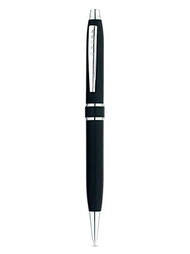 Cross Stratford Black Lacquer Ballpoint Pen with Chrome Appointments