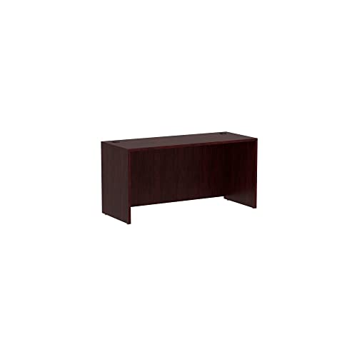 Alera Valencia Series 60 by 24 by 29-12-Inch Credenza Shell, Mahogany Frame/Top