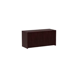 Alera Valencia Series 60 by 24 by 29-12-Inch Credenza Shell, Mahogany Frame/Top