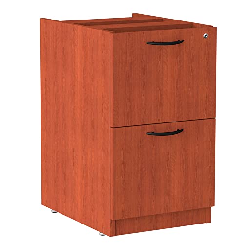 Alera ALEVA542822MC Valencia Series 15.63 in. x 20.5 in. x 28.5 in. Full Pedestal File Drawer - Medium Cherry